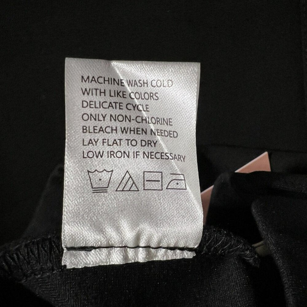 Quince Black Ponte Pants - Boot Cut - S Tall - 34" Inseam - NWT - Picture 5 of 5